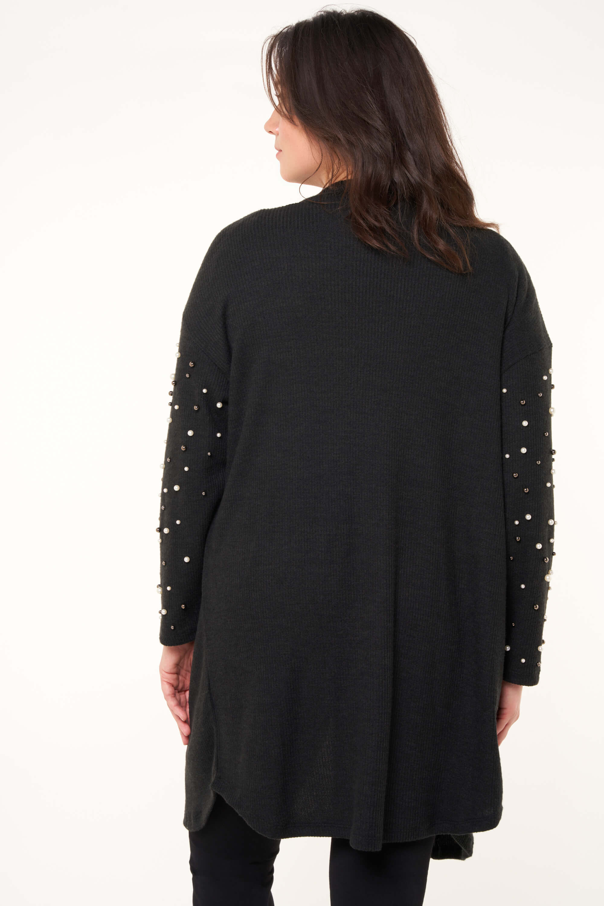 Gilet ouvert &agrave; perles image number 3