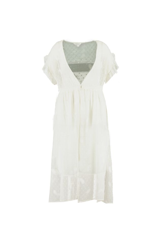 Chemisier long à volants image number 1