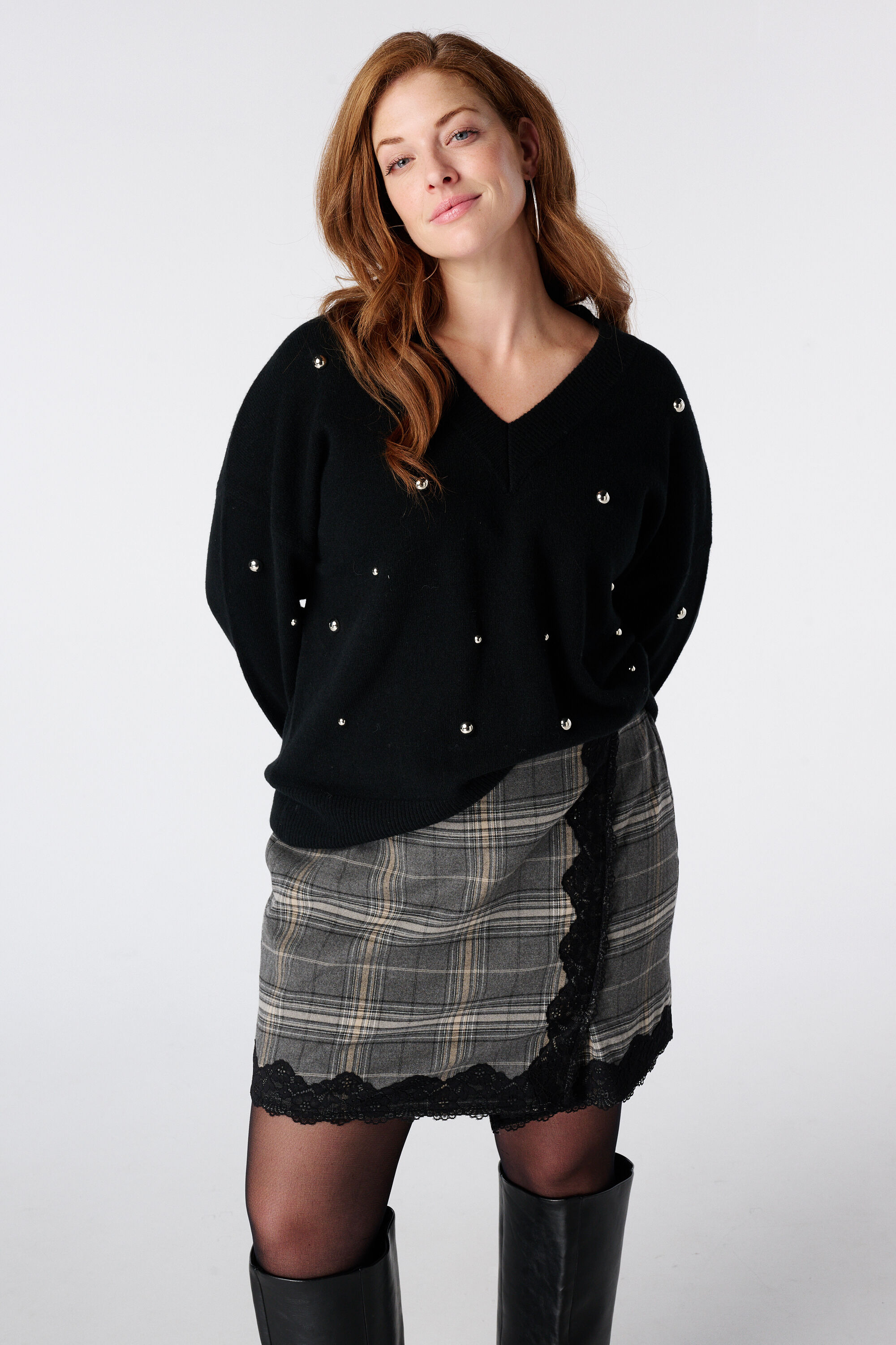 Pull &agrave; col V