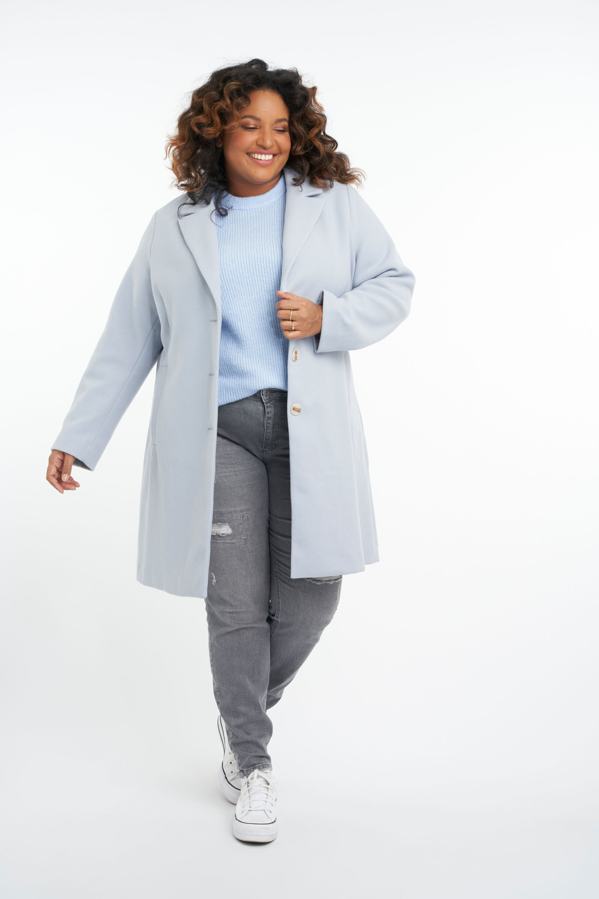 Femmes Manteau long MS Mode