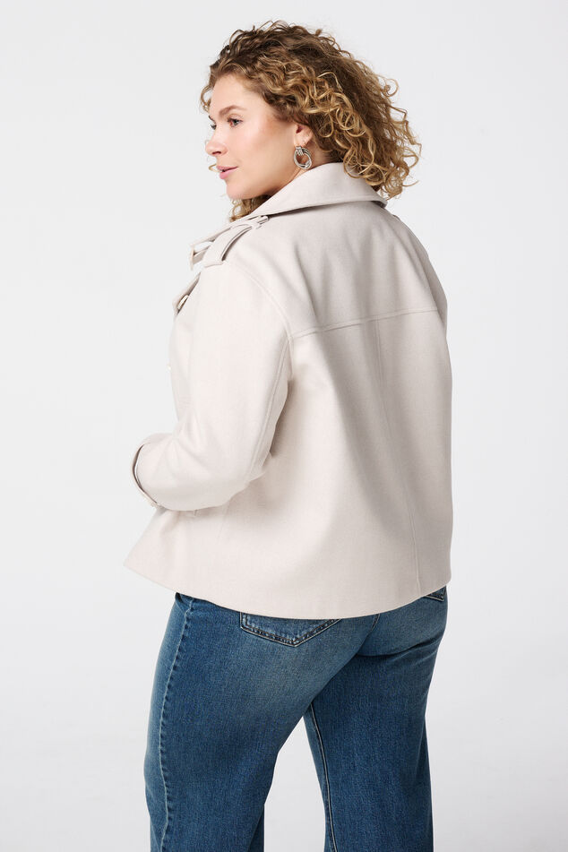 Veste courte à double boutonnage image number 3