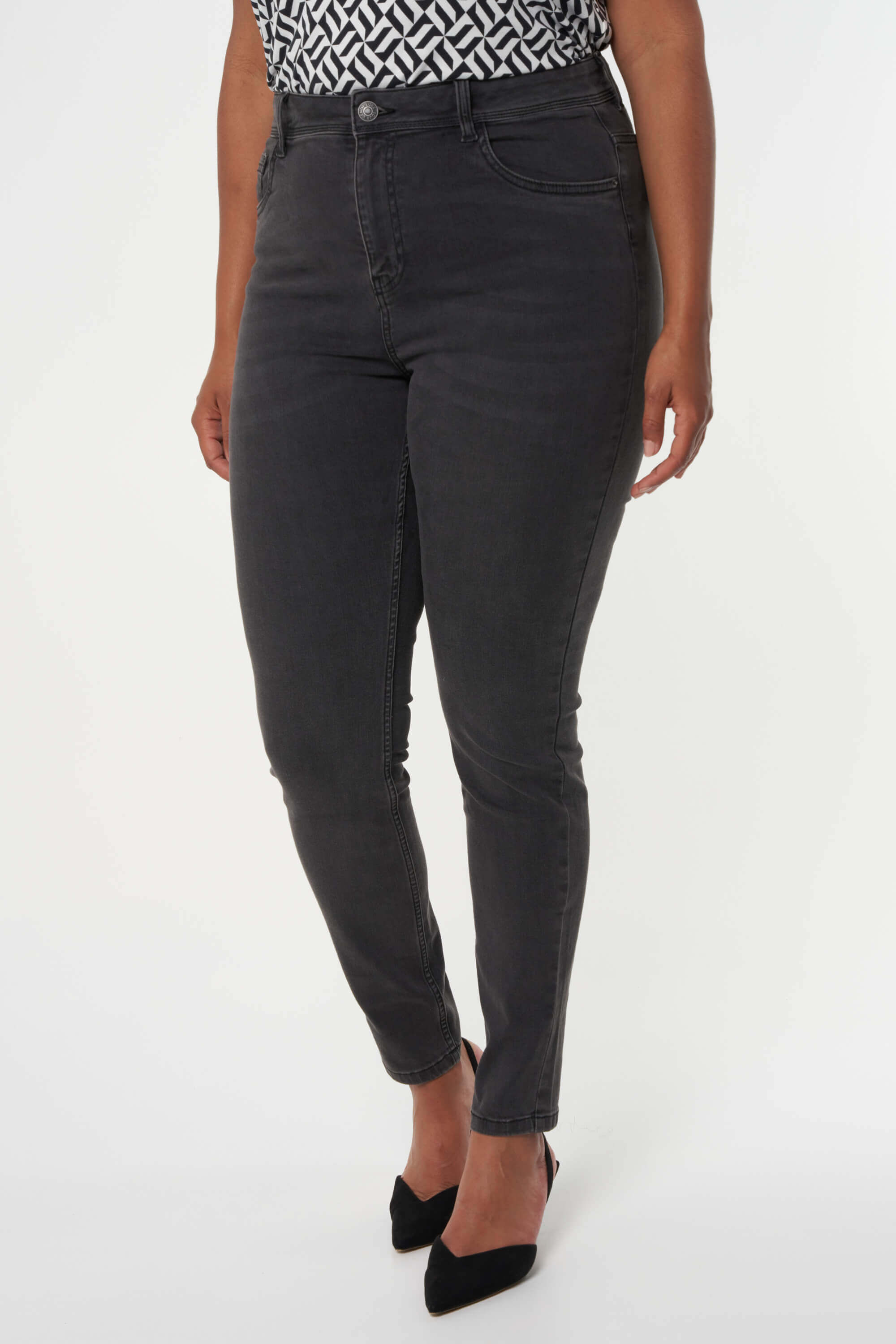 Jean taille haute moulant clearance