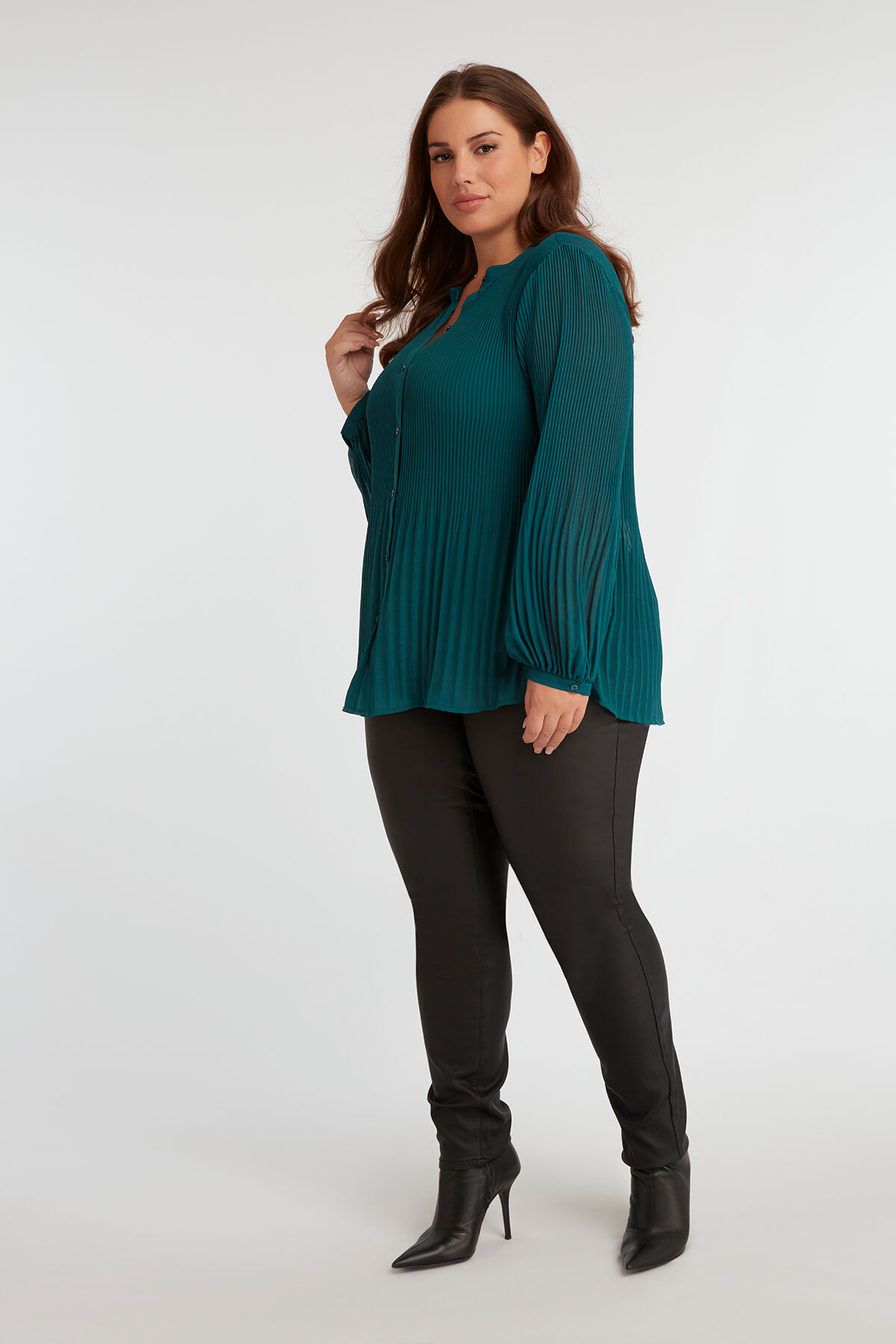 Chemisier pliss&eacute; image number 3