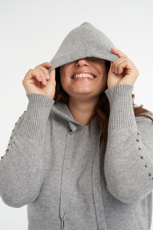 Pull à capuche long image number 4