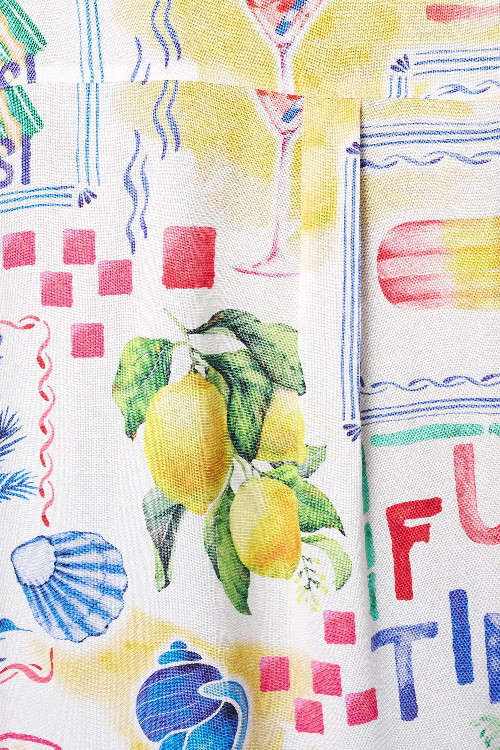 Blouse avec imprim&eacute; tropical image number 6