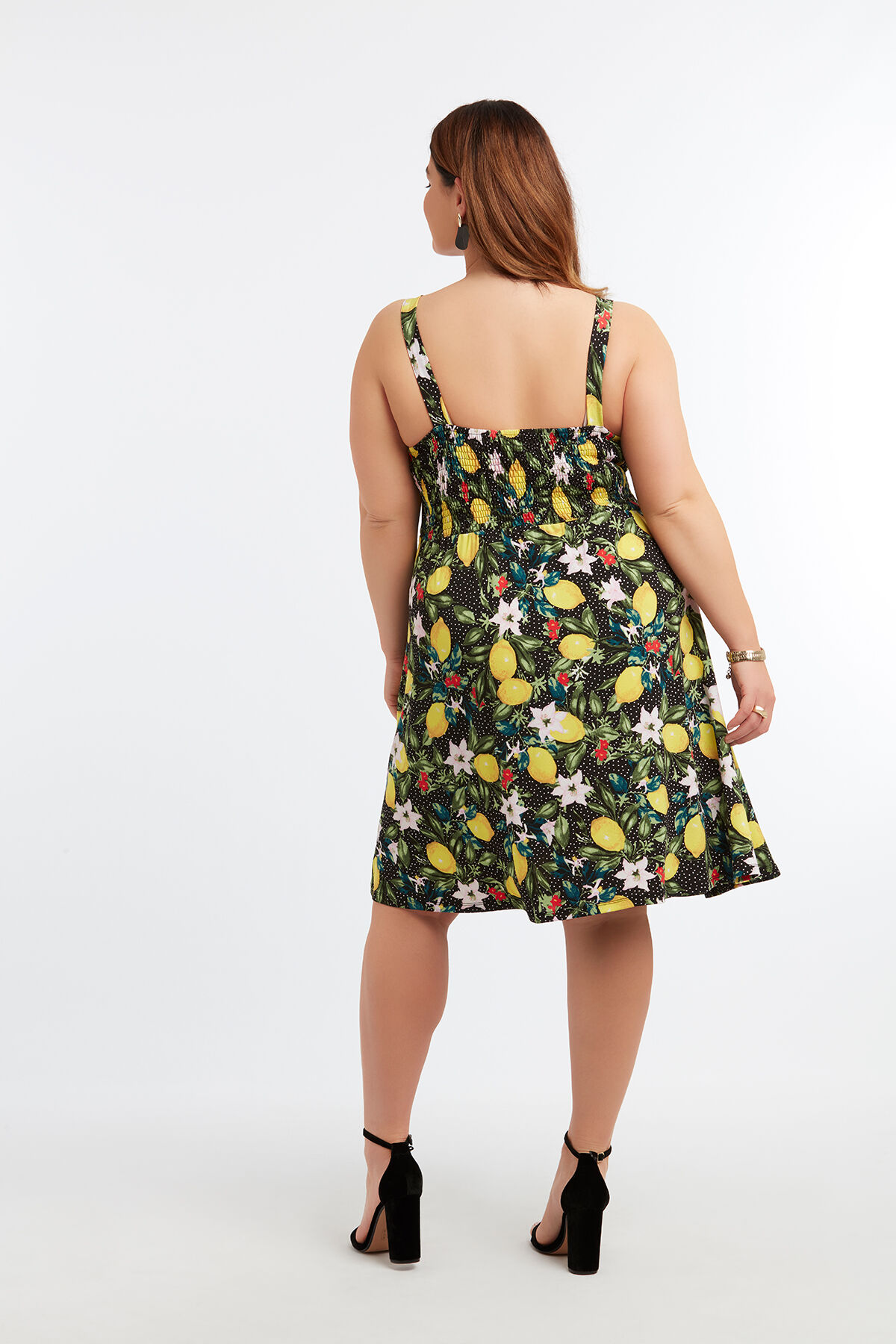 Robe &agrave; imprim&eacute; citron image number 5