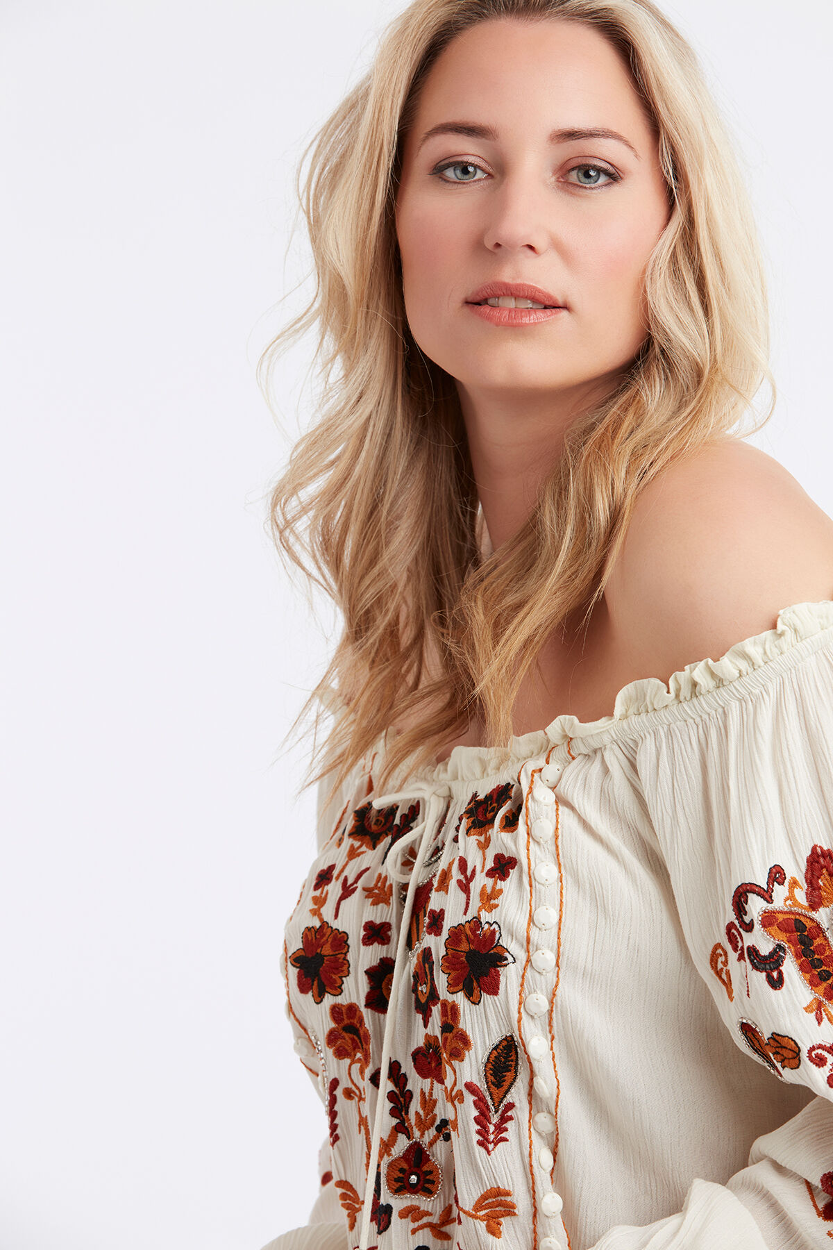 Chemisier brod&eacute; image number 3