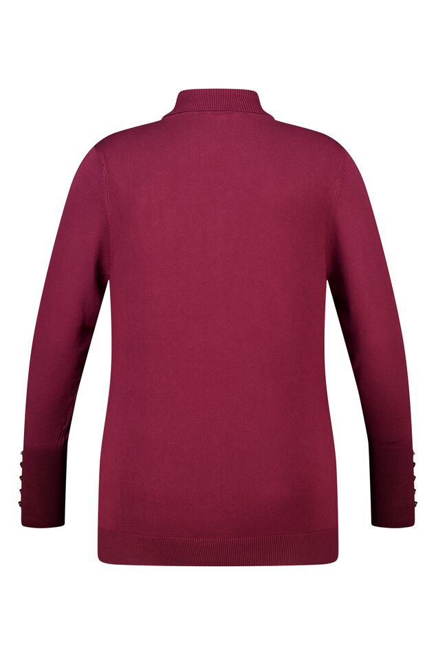 Pull à col roulé et boutons décoratifs image number 2