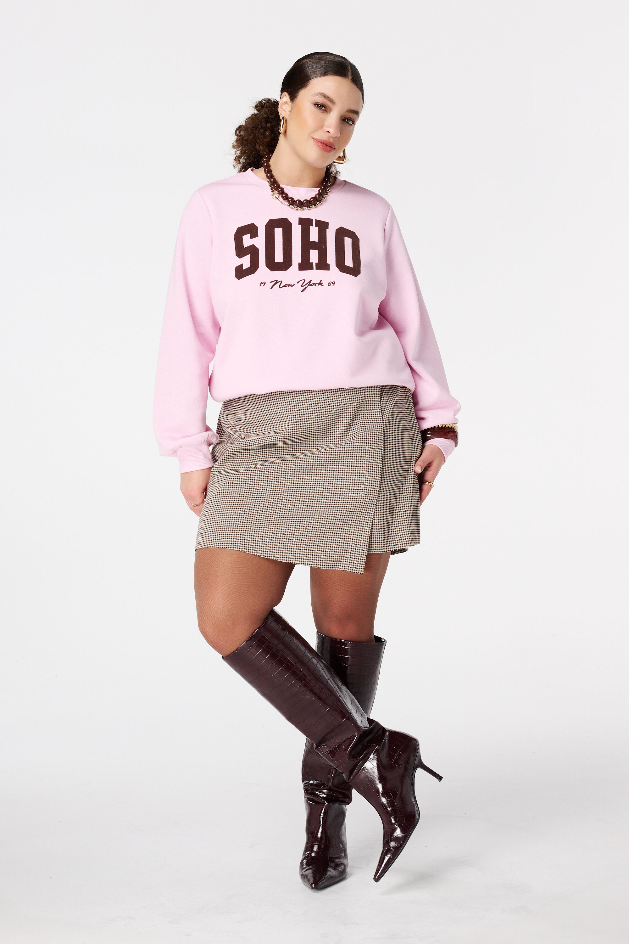 Sweat-shirt avec inscription image number 5