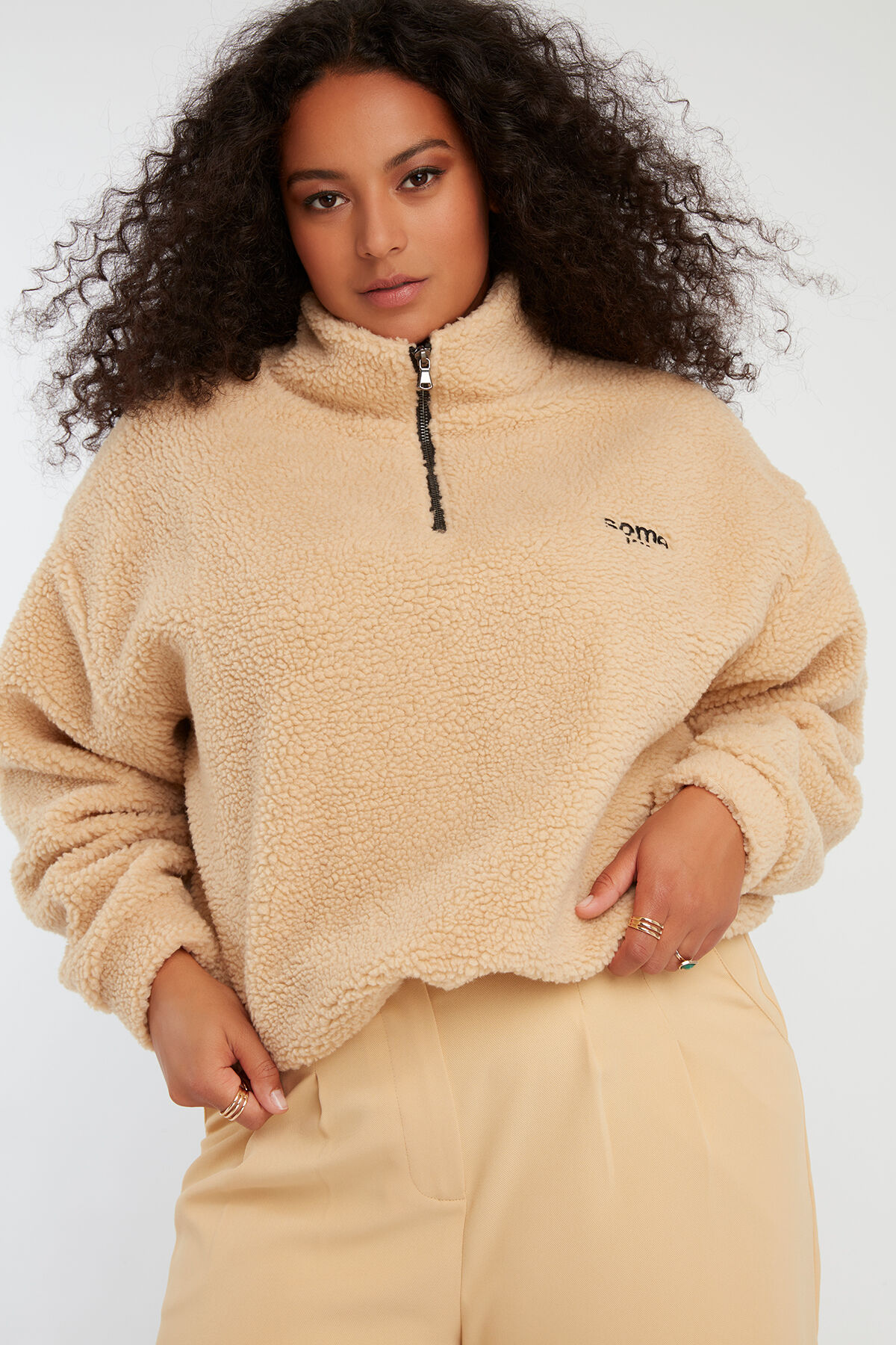 Femmes Sweat duveteux MS Mode