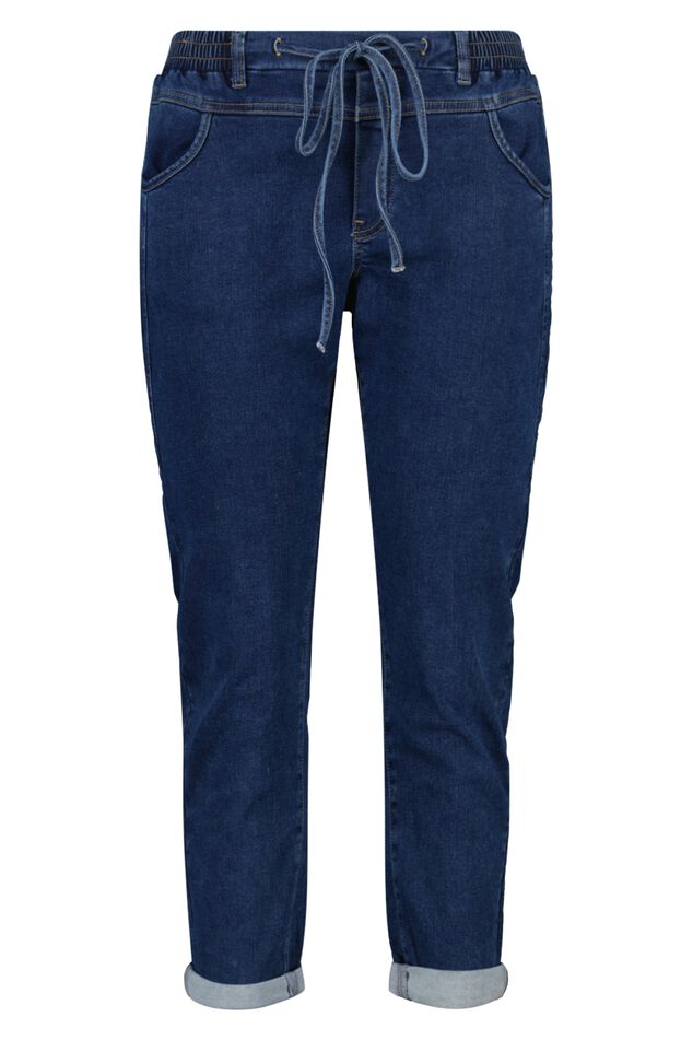 Pantalon de style jogging en denim image number 1