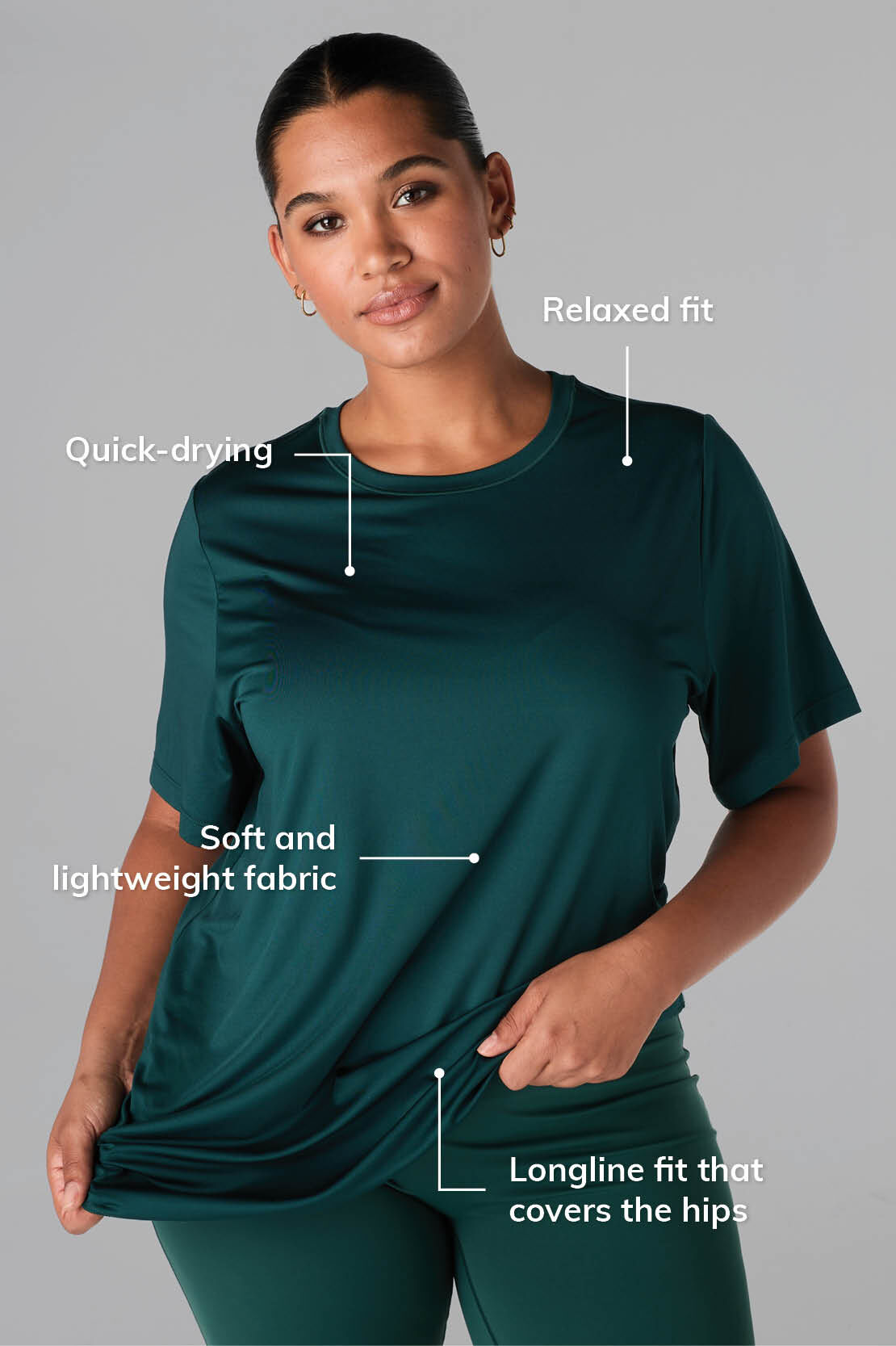 T shirt de sport long image number 3