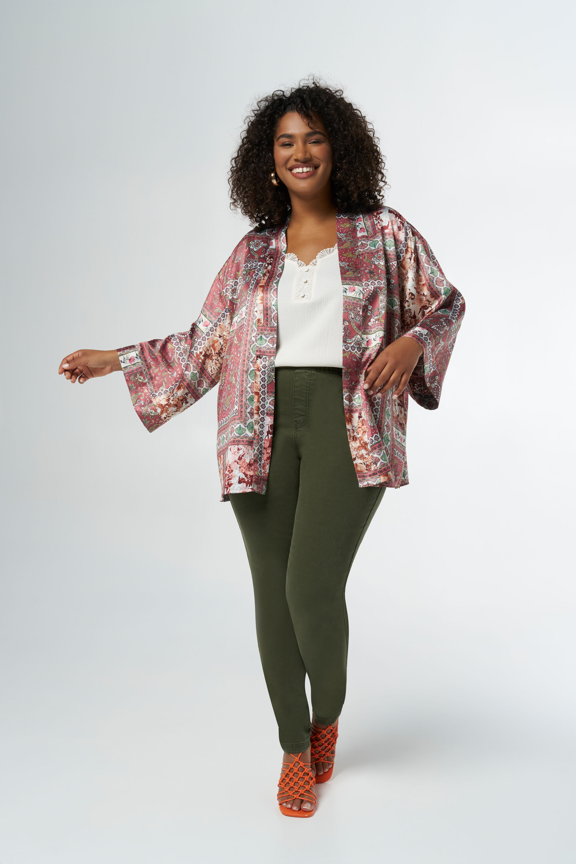 Kimono &agrave; imprim&eacute; image number 5