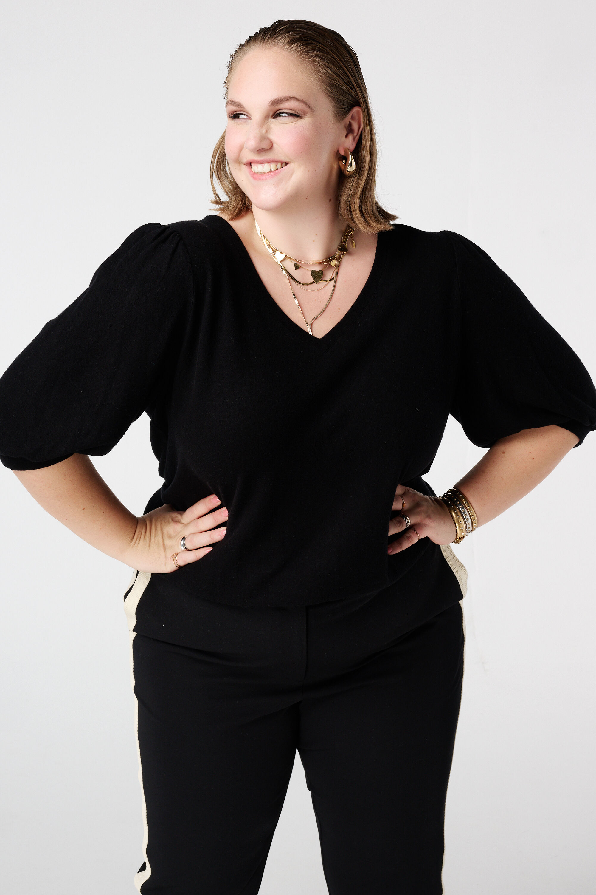 Top &agrave; manches ballon court 