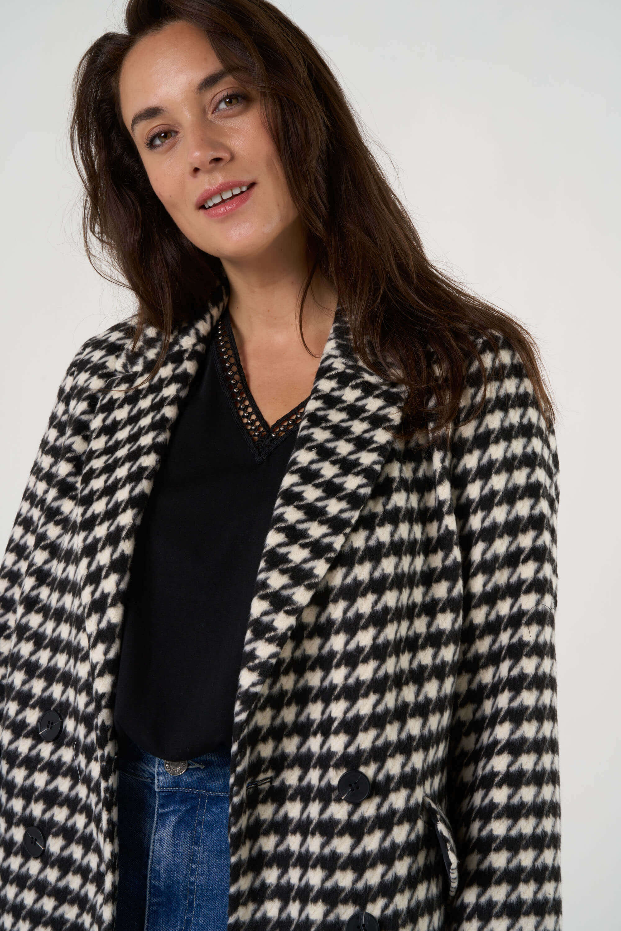 Manteau bicolore  image number 6