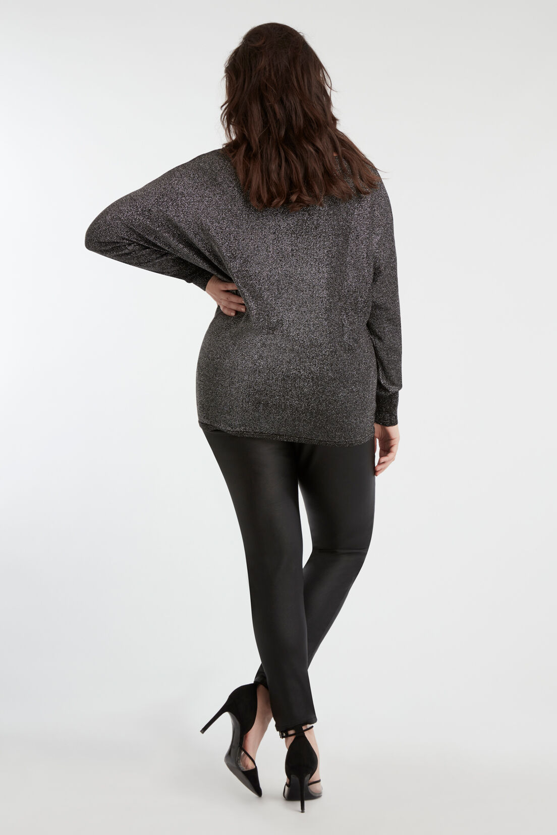Pull-over en Lurex  image number 4