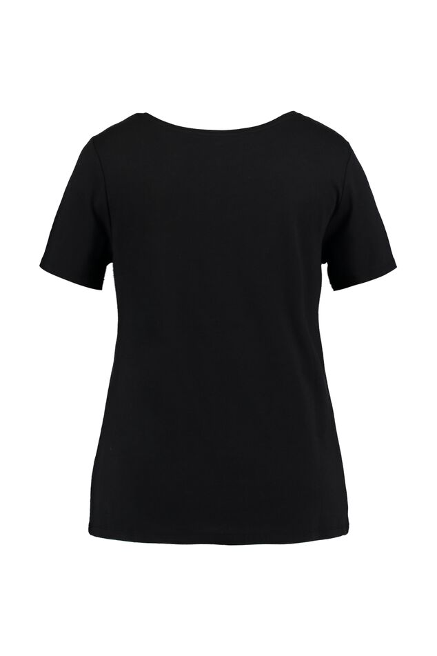 T-shirt avec texte imprimé image number 2