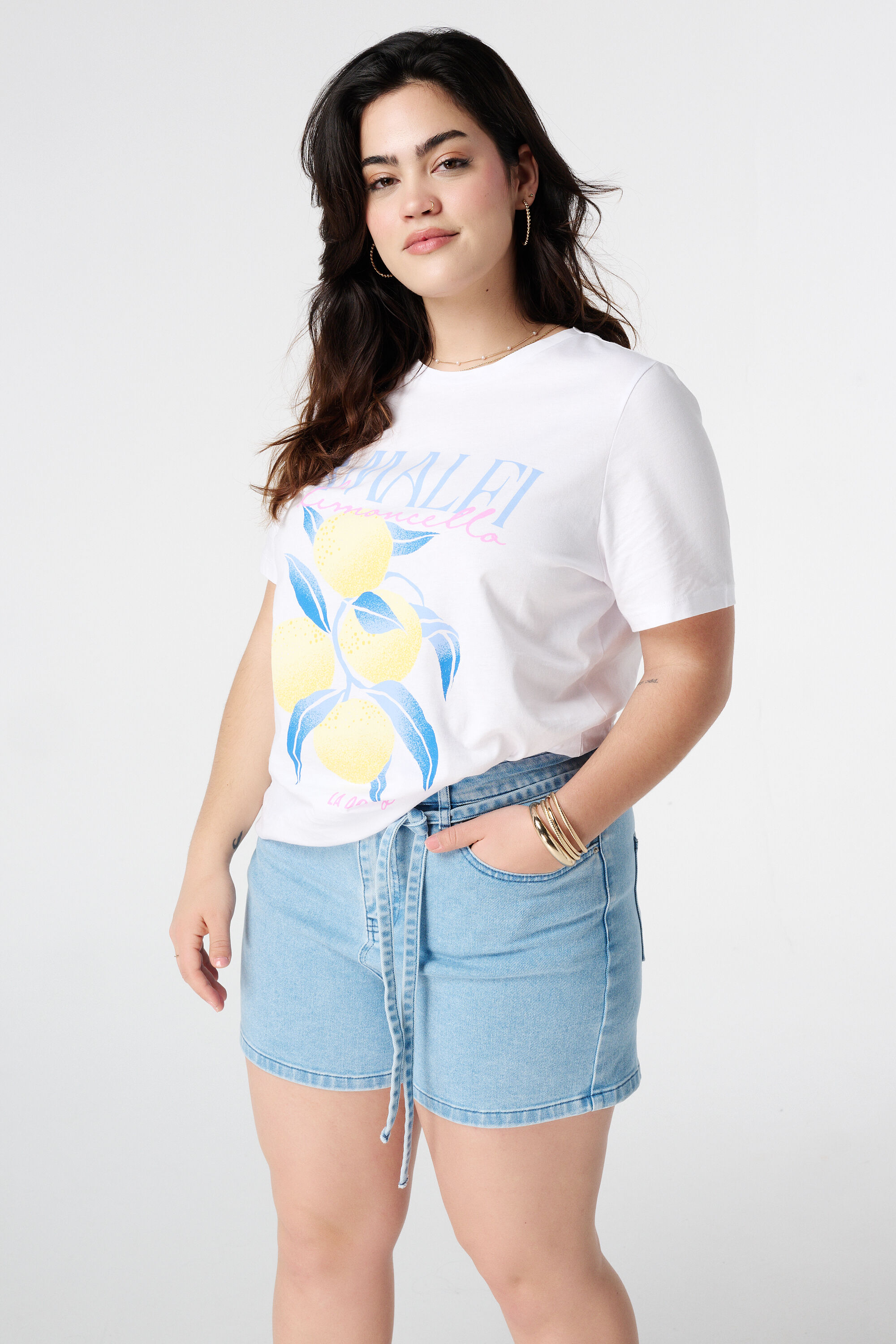 T-shirt avec imprim&eacute; citron image number 4