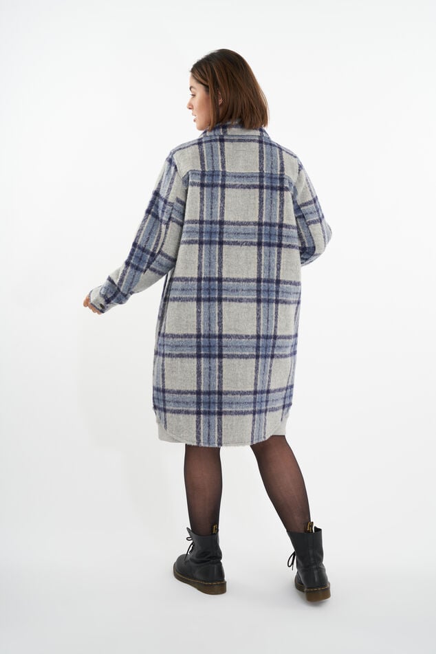 Veste-chemise à carreaux  image number 4