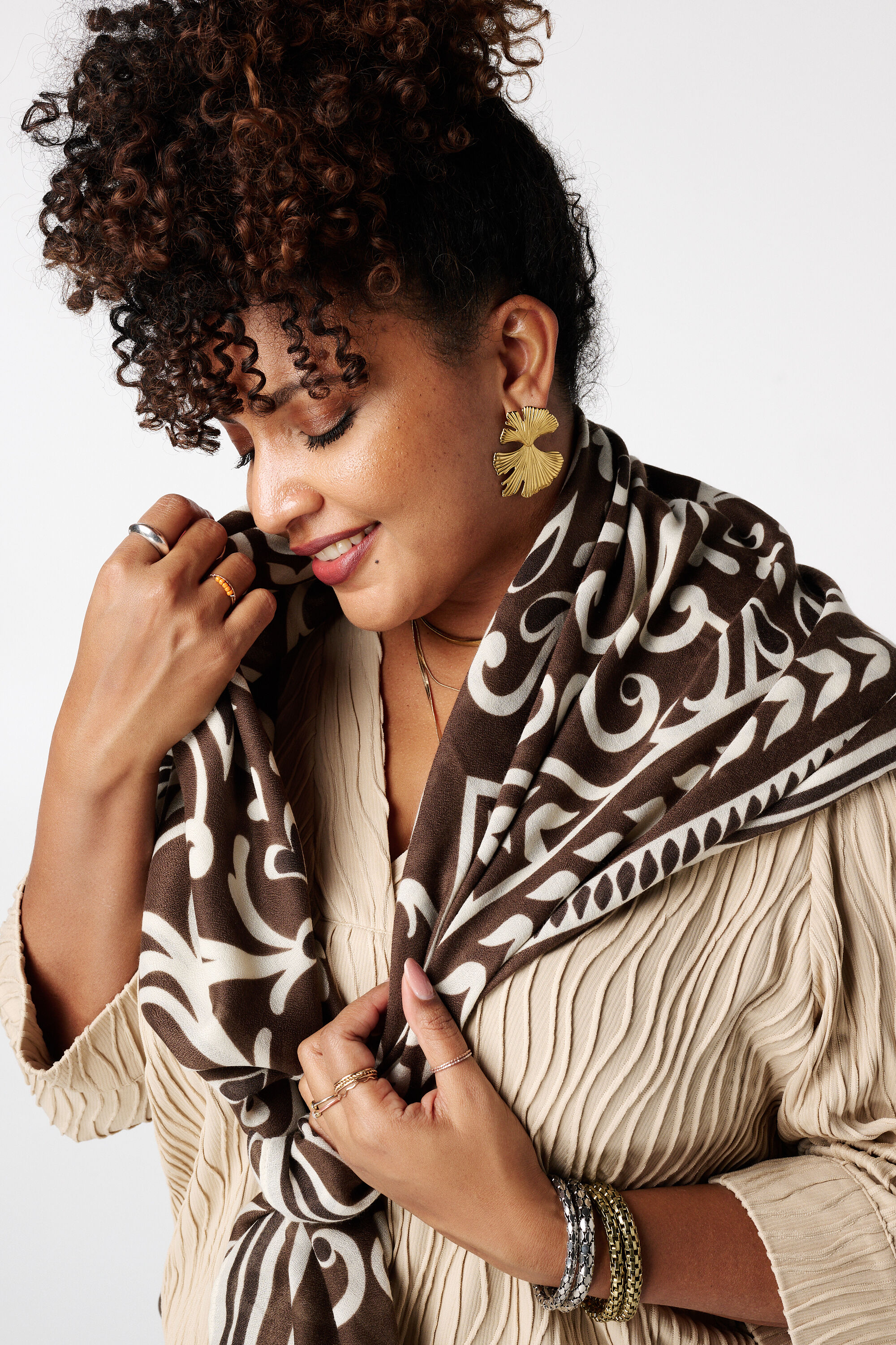 Foulard imprim&eacute;