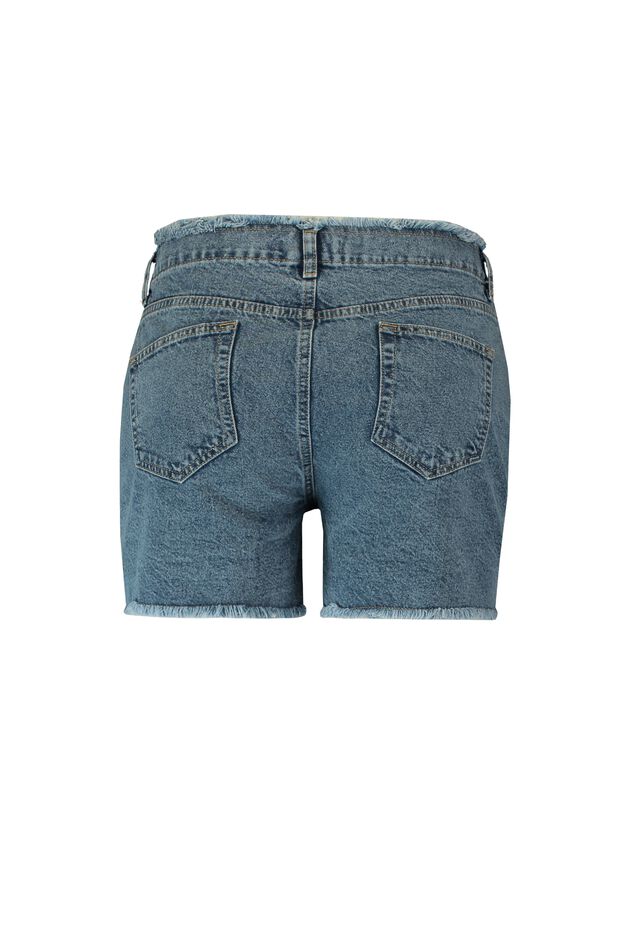 Shorts effilochés avec fermeture boutonnée image number 3