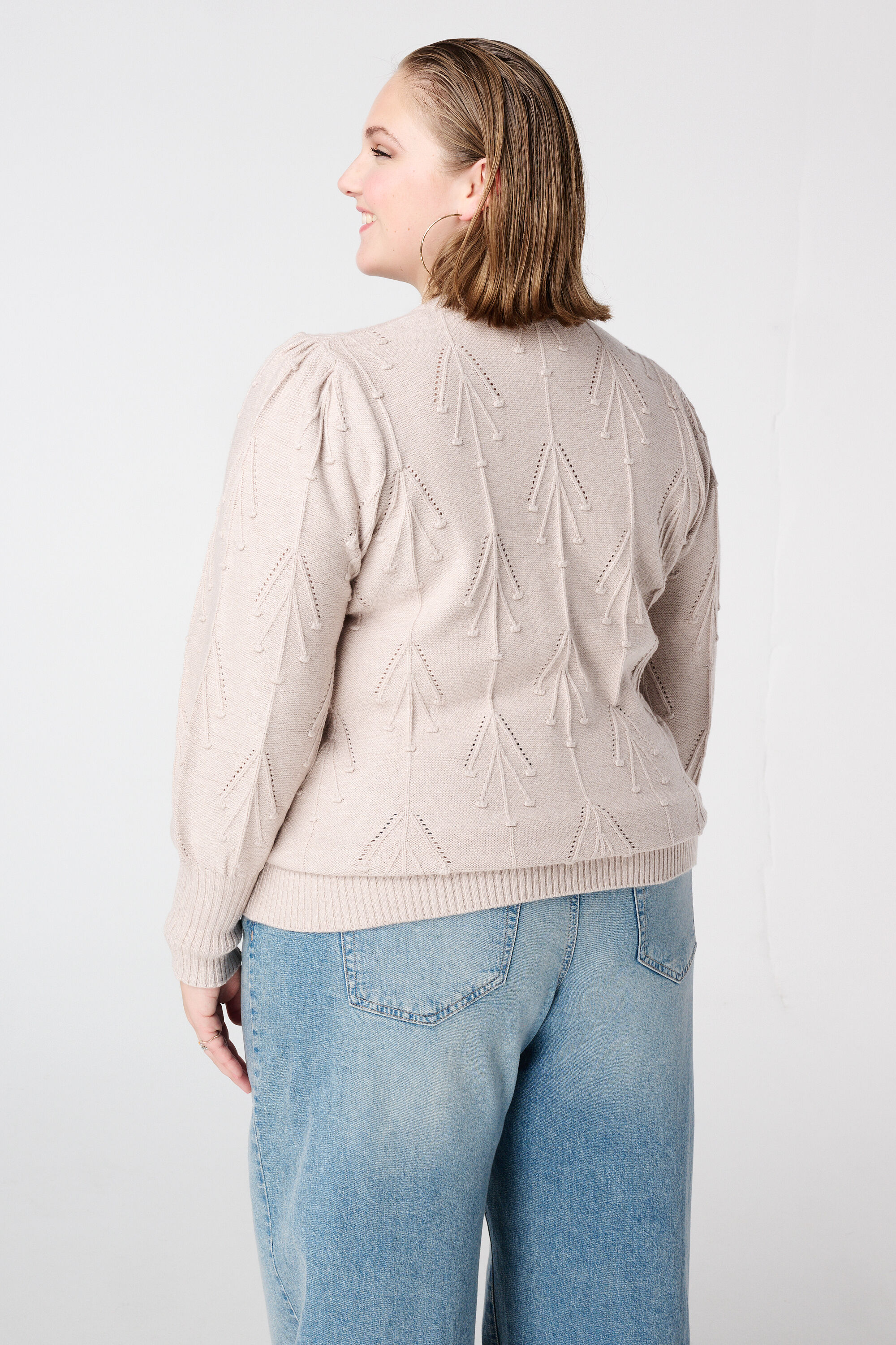 Pull en maille avec motif image number 3