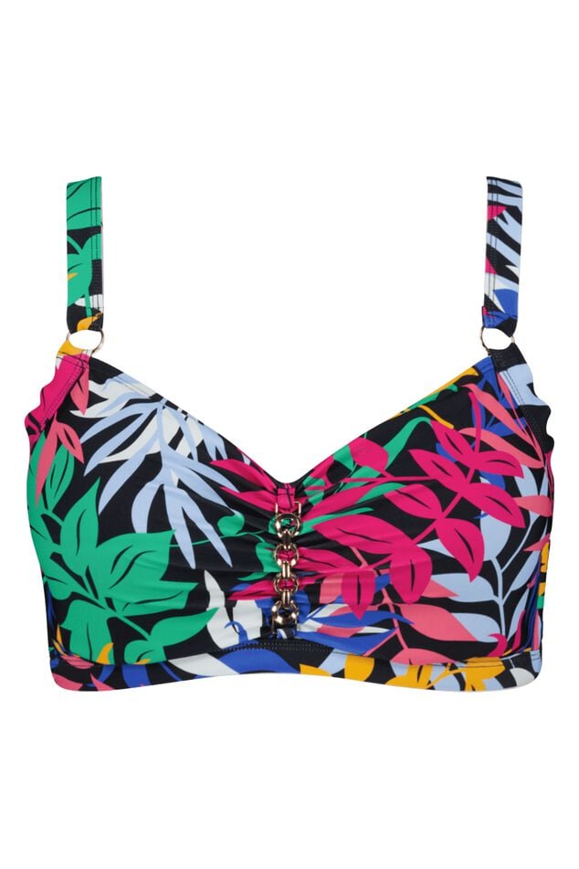 Haut de bikini avec détails métallisés  image number 3