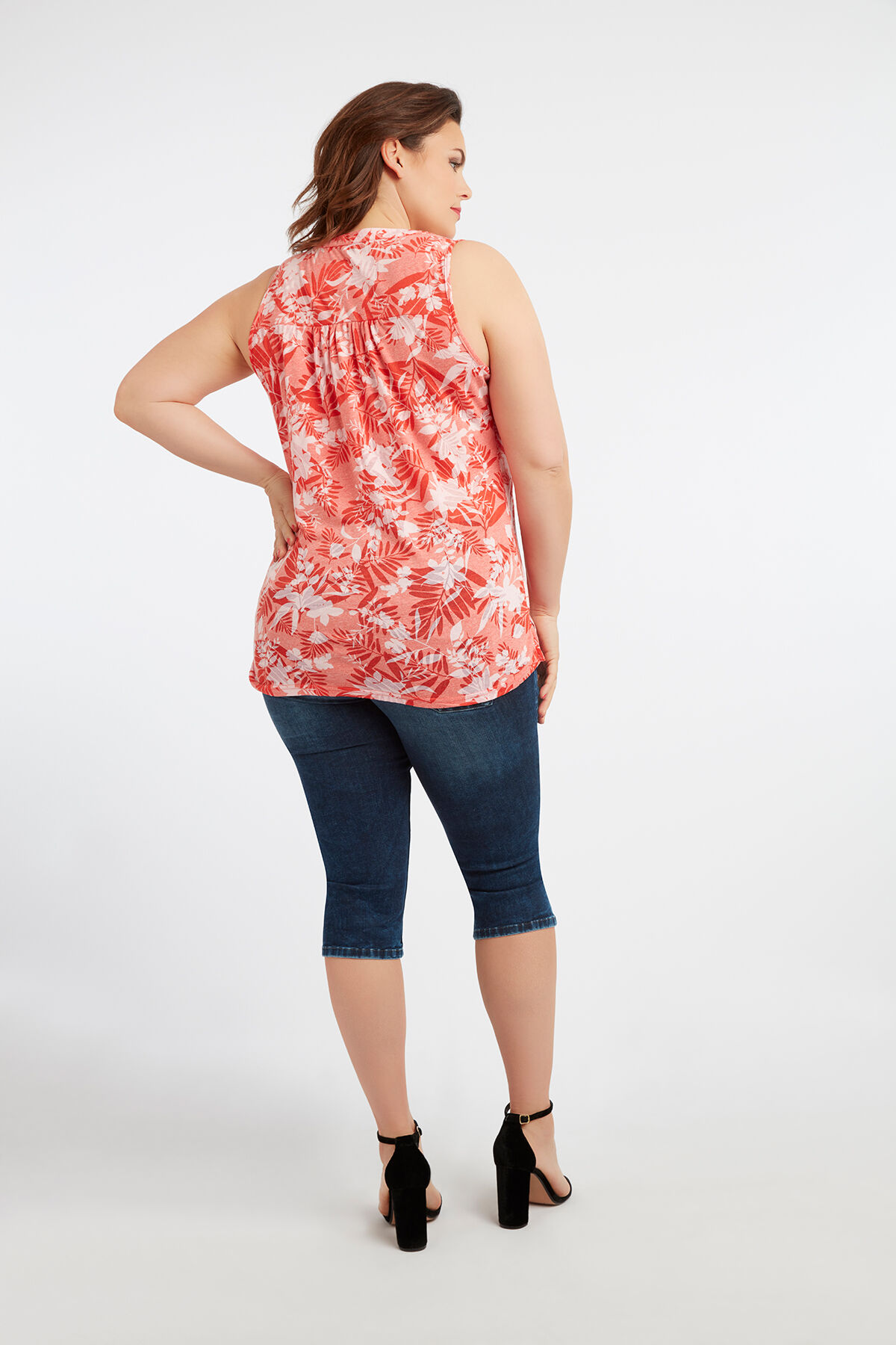 Haut sans manches avec effet d&eacute;lav&eacute;  image number 5