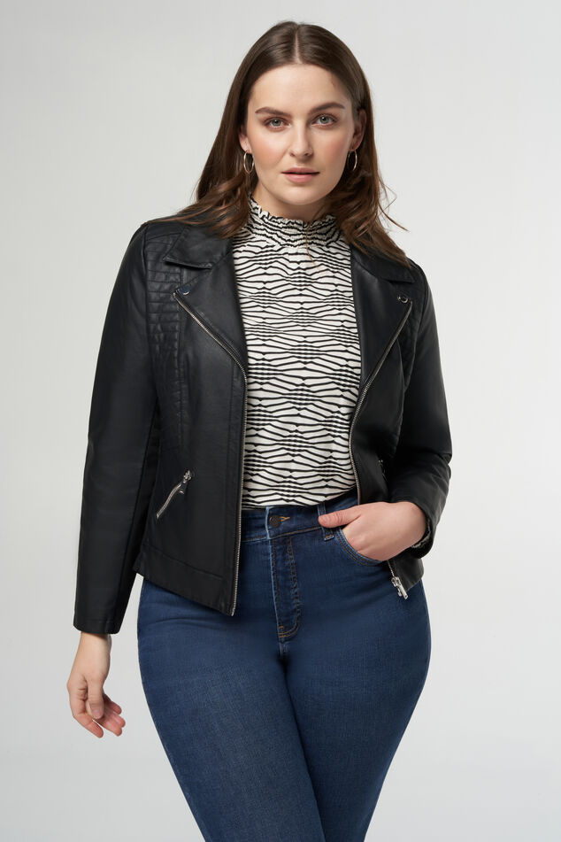 Veste en similicuir image number 6