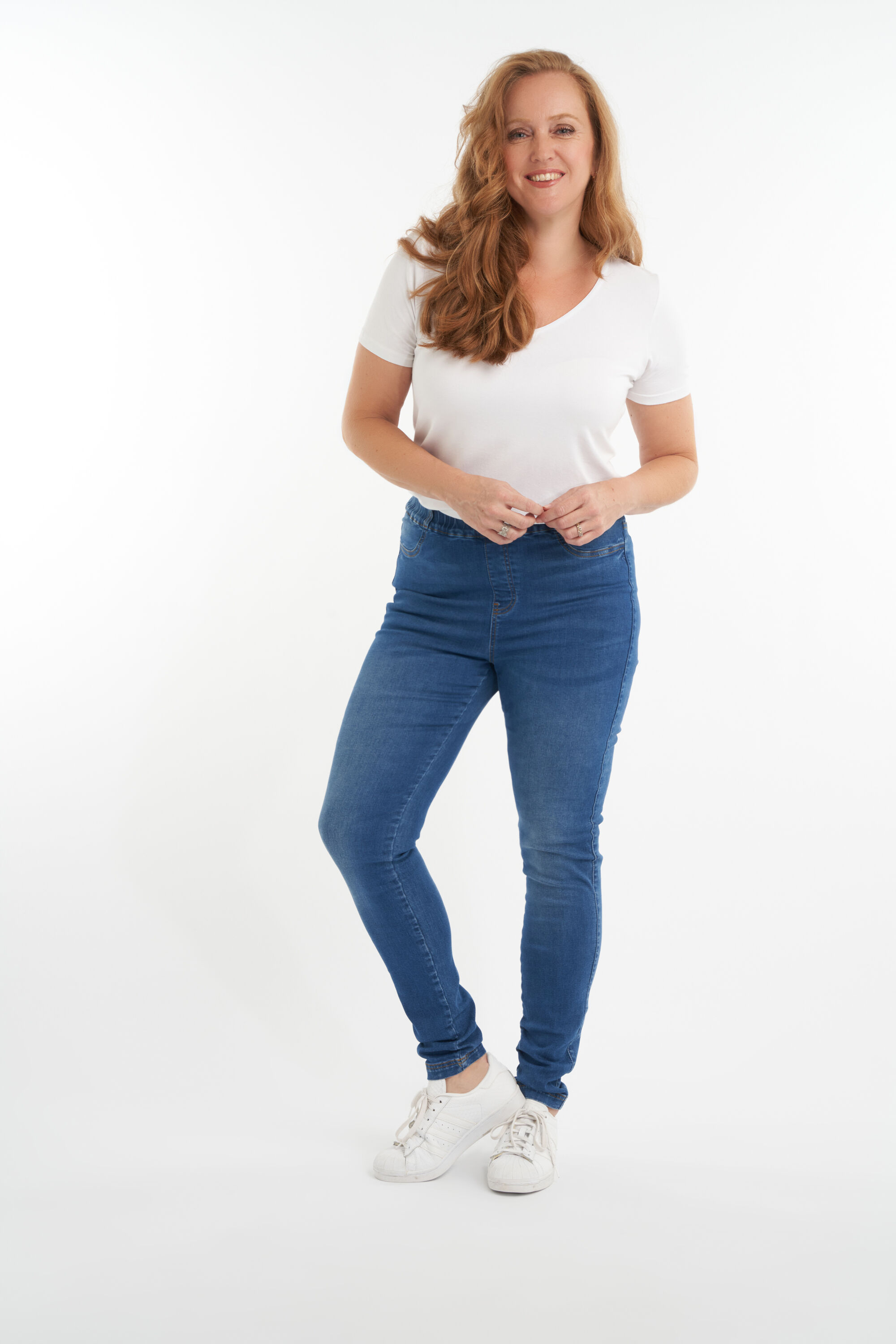 Tregging slim fit 34 inch POPPY  image number 4