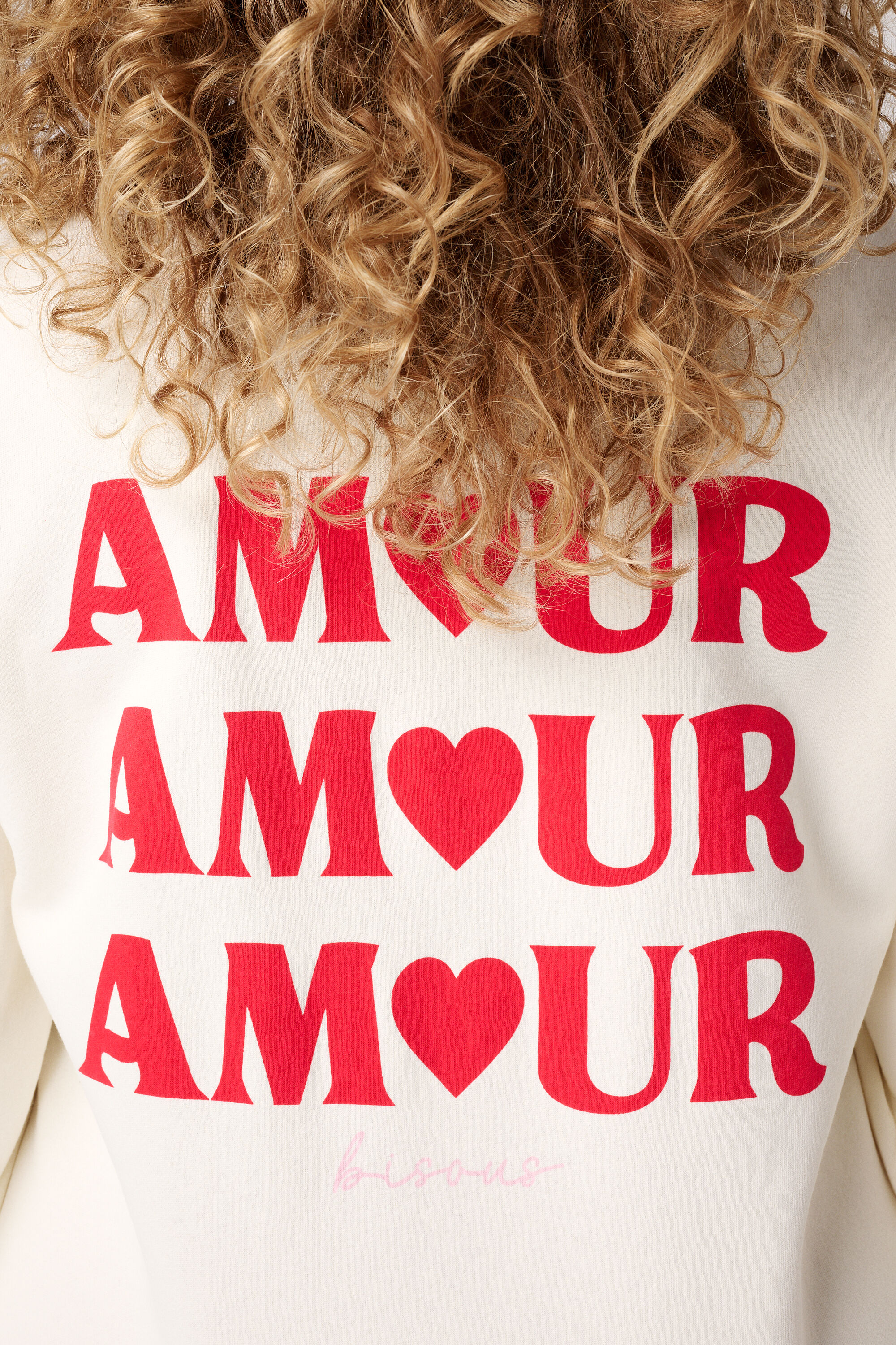 Sweat-shirt avec imprim&eacute; dans le dos image number 6