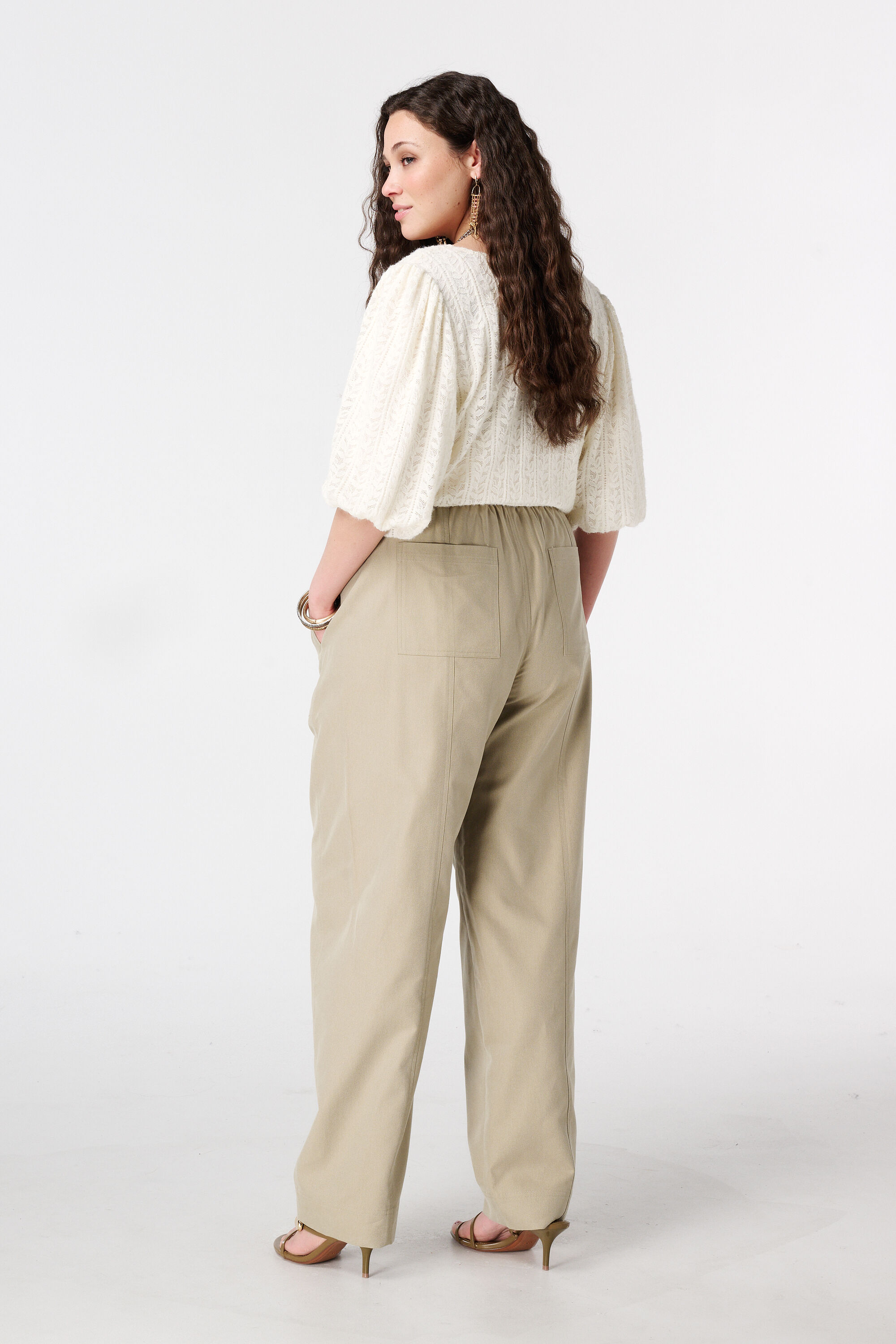 Pantalon cargo avec cordon image number 3