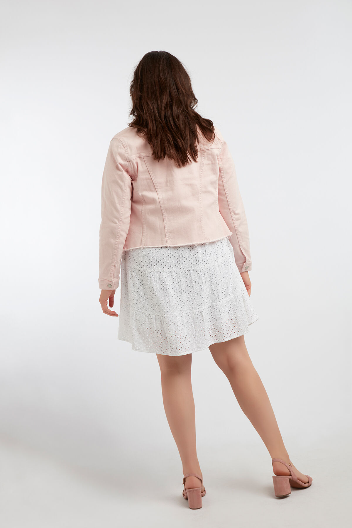 Veste &agrave; bords effiloch&eacute;s image number 6