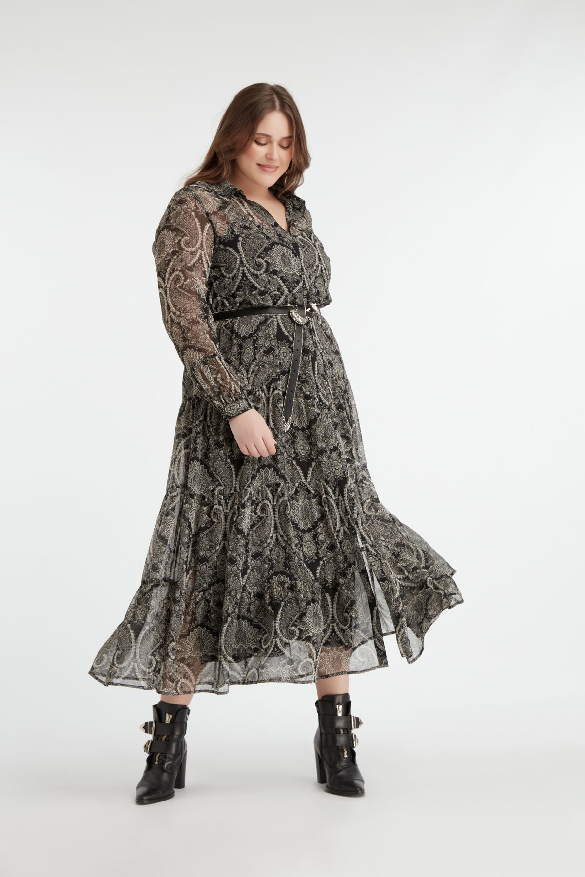 Robe chemise &agrave; imprim&eacute; image number 5