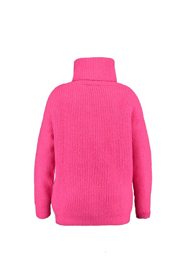 Pull-over en maille à col roulé image number 3