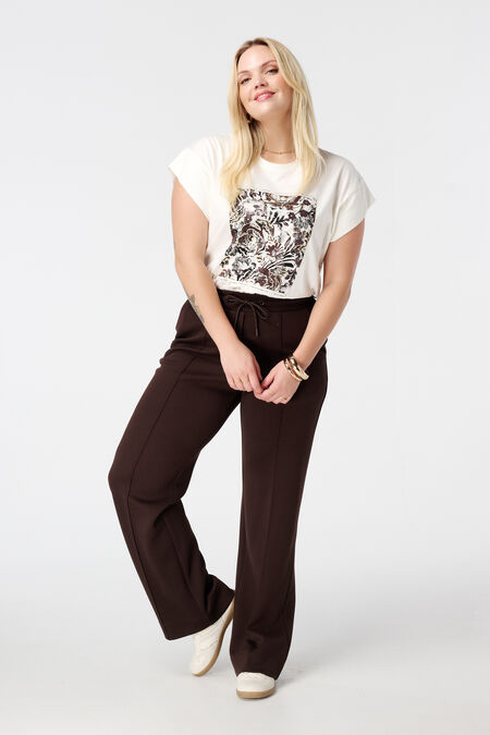 Pantalon avec coutures en panneaux Pantalon avec coutures en panneaux