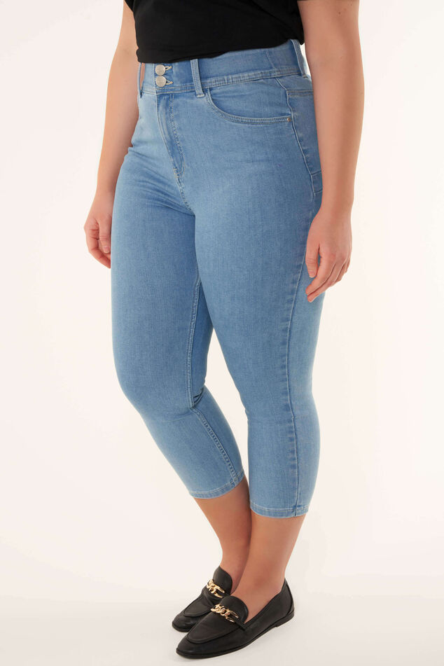 Jeans skinny moulant SCULPTS pantacourt image number 5