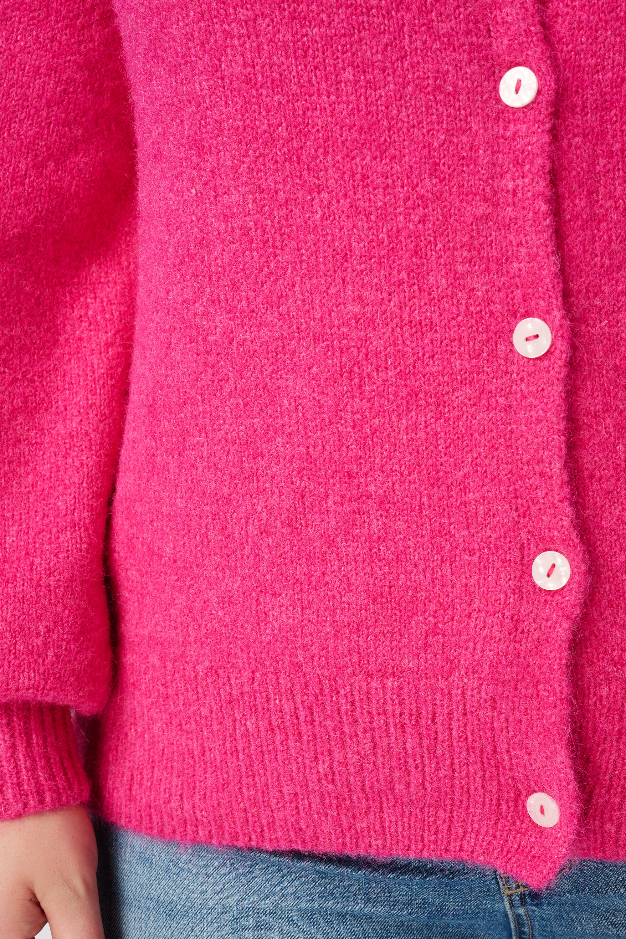 Cardigan en maille fine avec fermeture &agrave; boutons image number 6