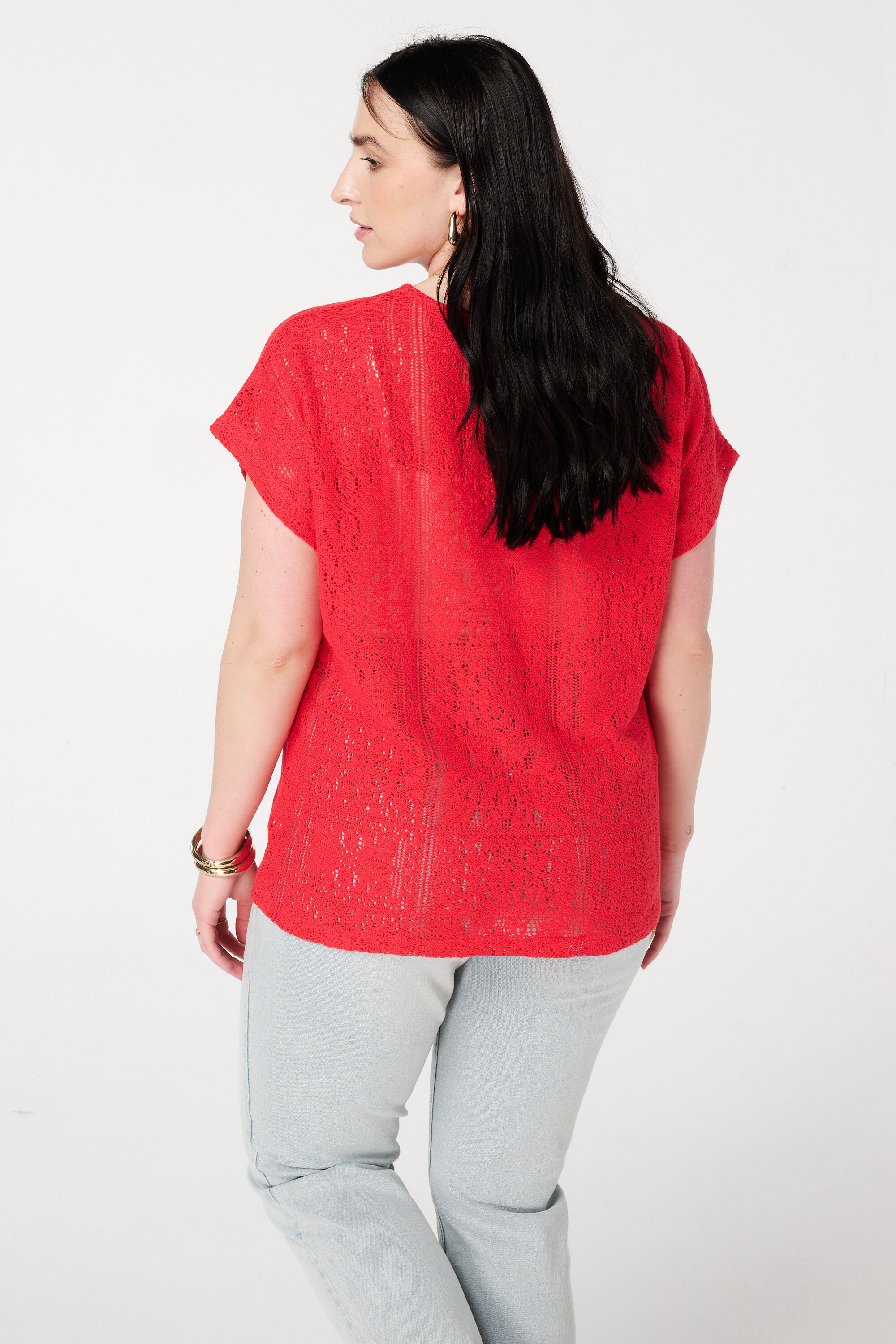 Top avec motif ajour&eacute; image number 3