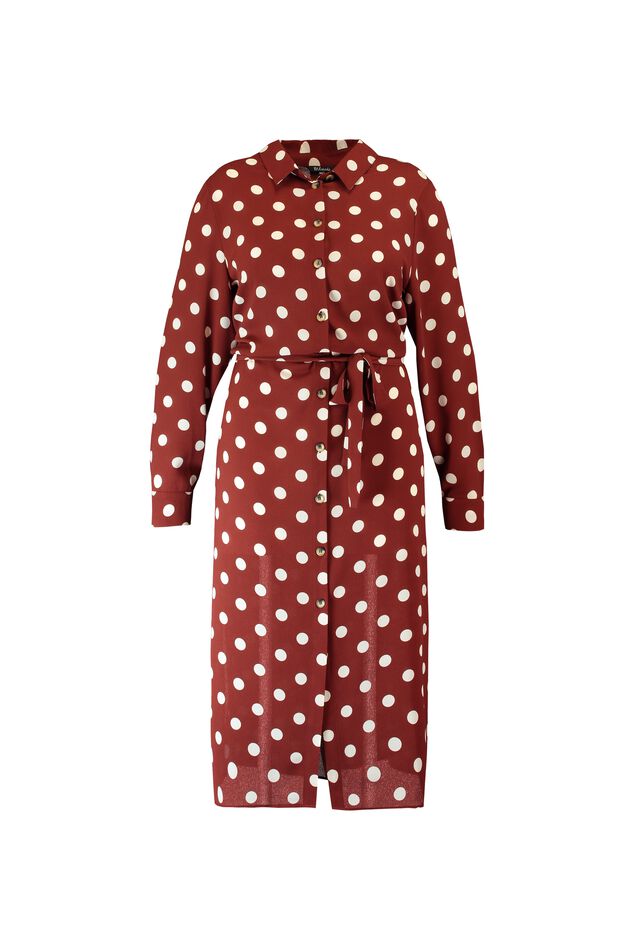 Robe chemise à pois image number 2