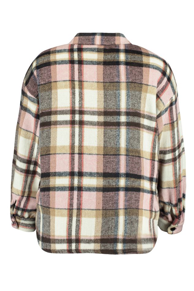 Shacket courte à carreaux  image number 3