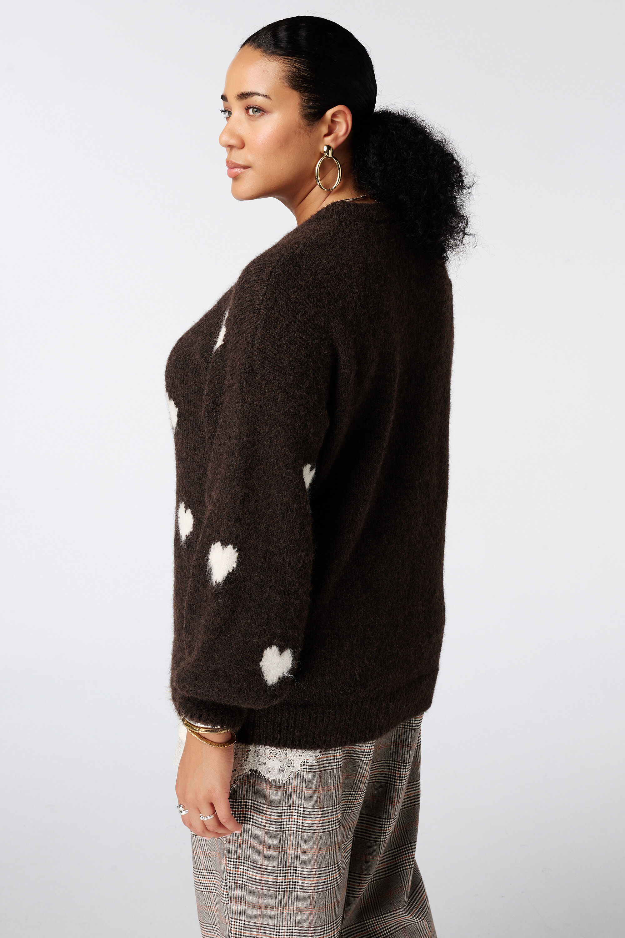 Pull &agrave; motif c&oelig;urs image number 3