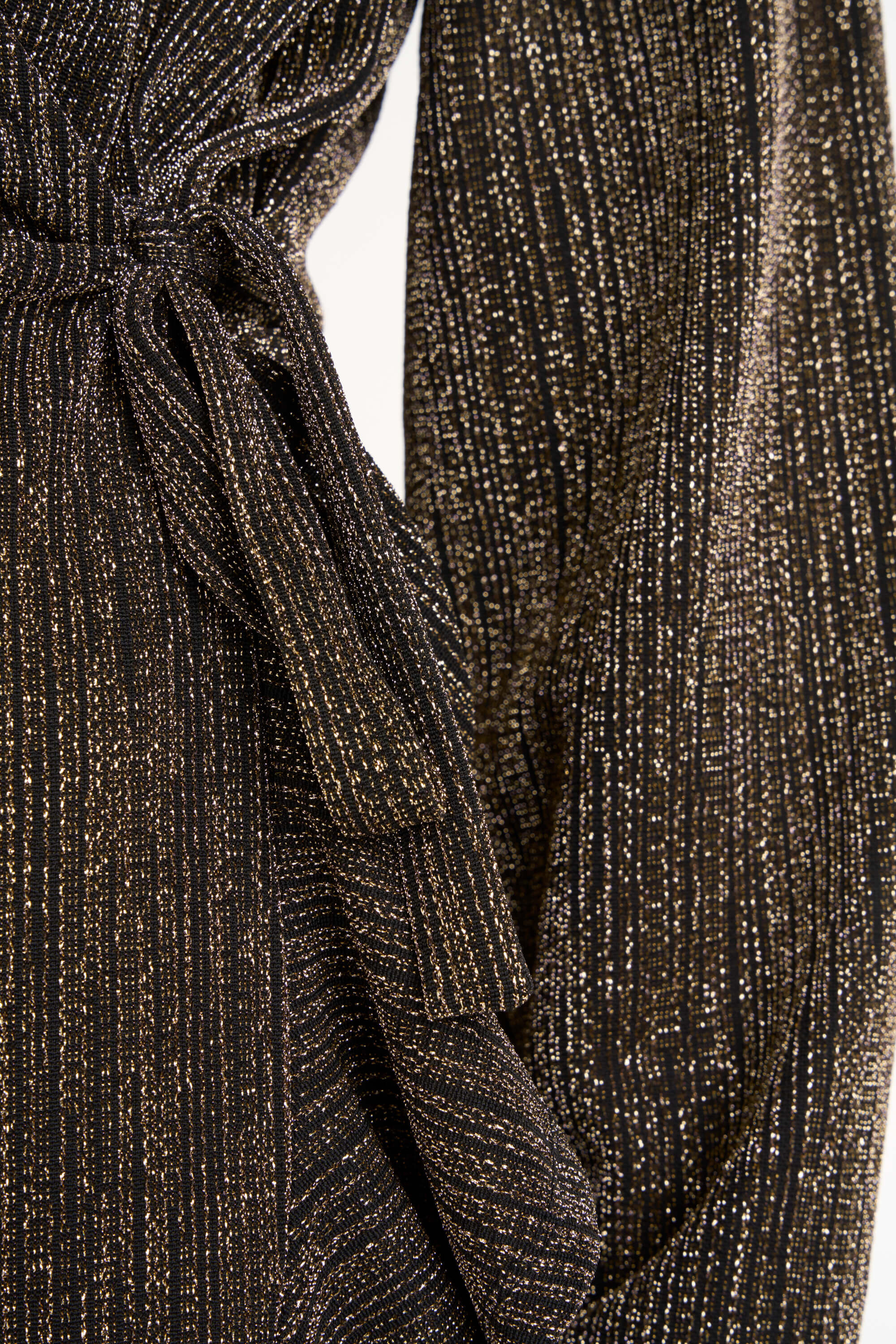 Robe portefeuille avec paillettes image number 7