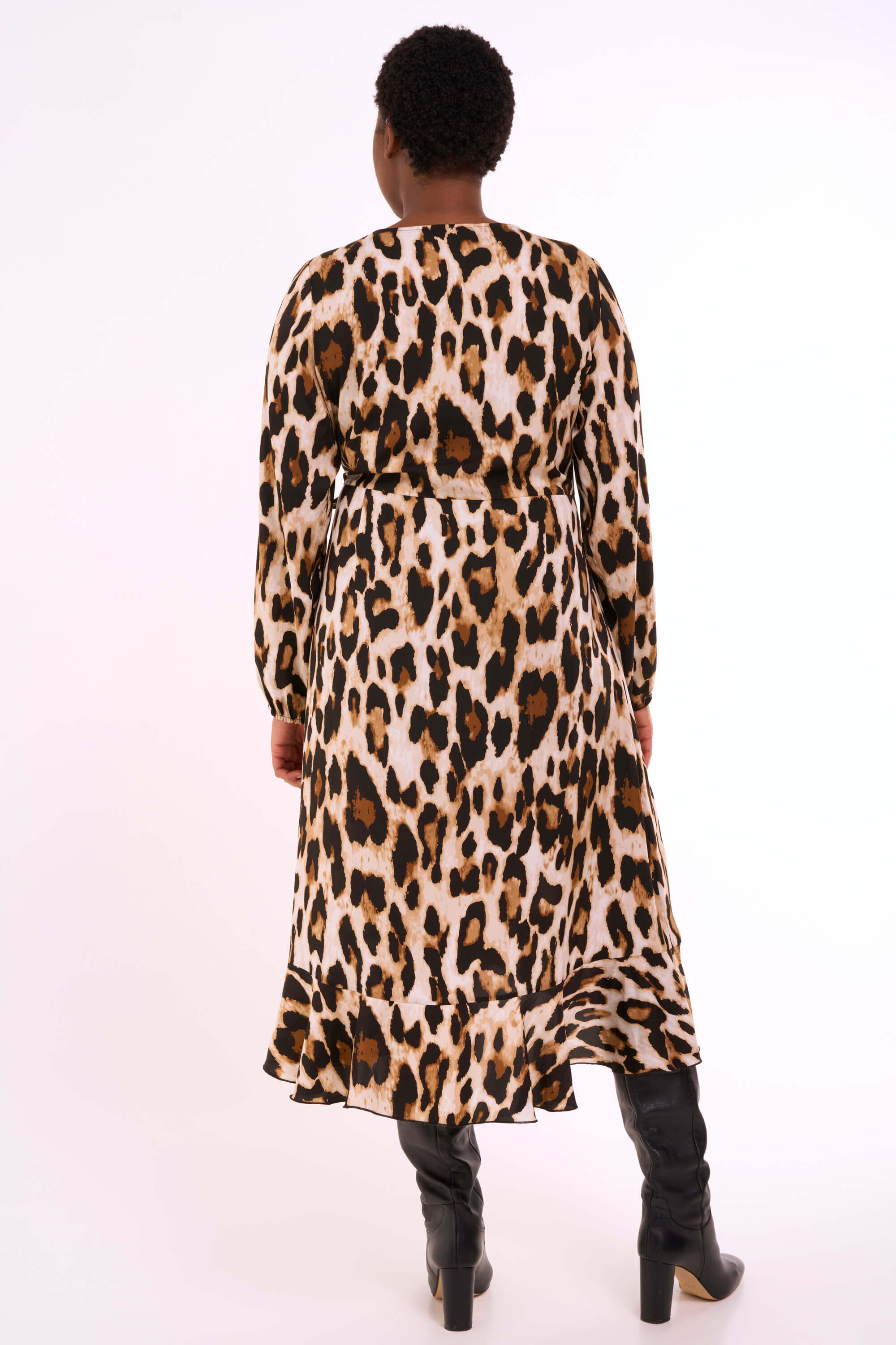 Robe portefeuille &agrave; imprim&eacute; image number 4