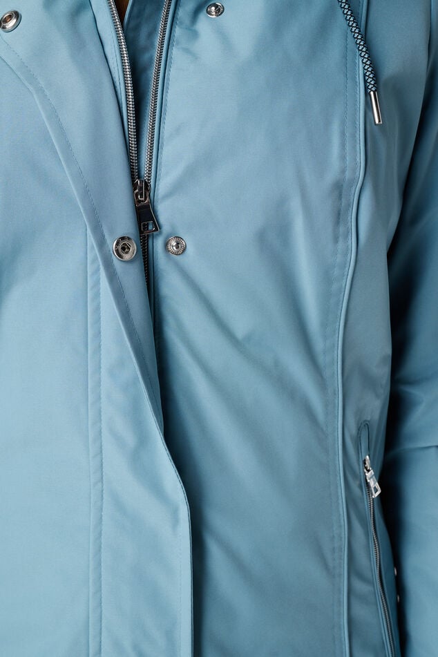 Veste à capuche zippée - Bleu clair - FEMME | H&M BE Veste à capuche zippée - Bleu clair - FEMME | H&M BE