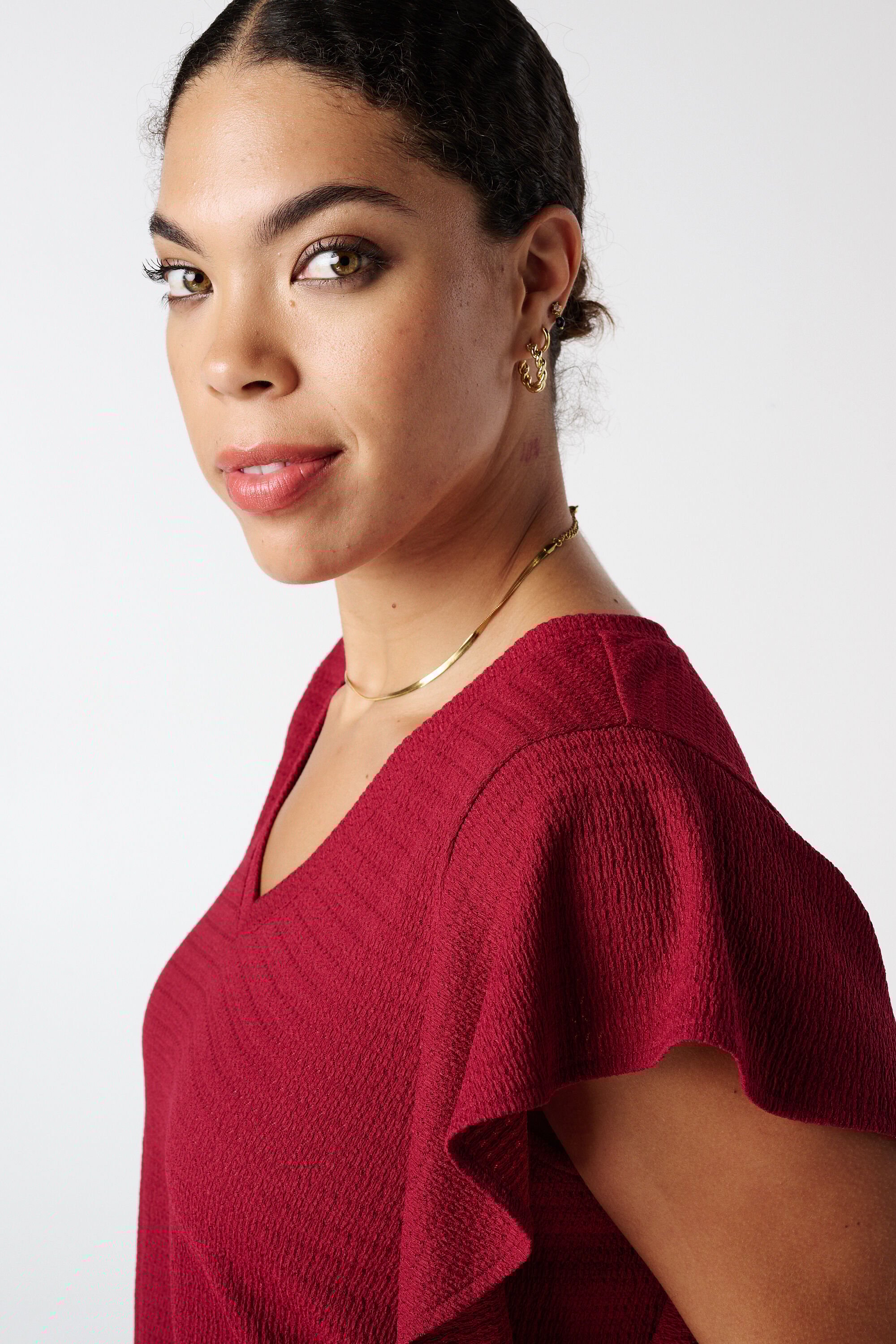 Haut avec manches papillon image number 4