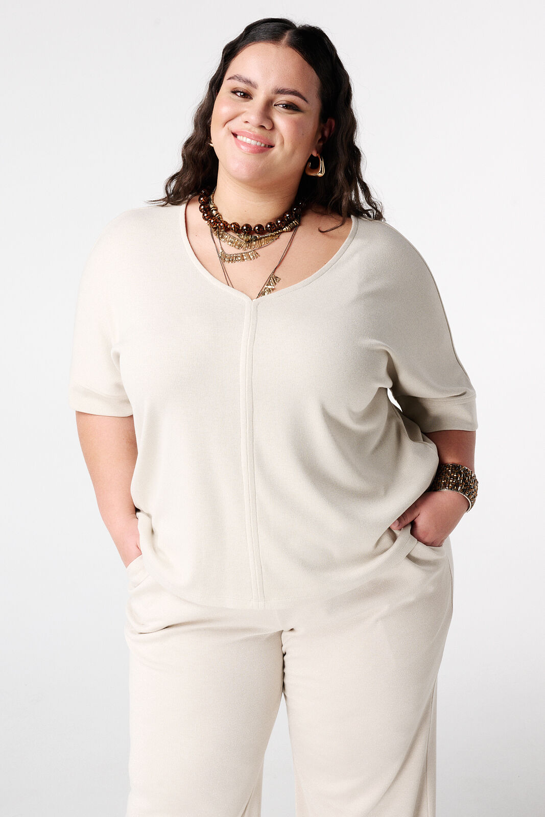 T-shirt avec lurex image number 0