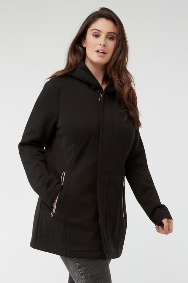 Veste en jersey avec capuche image number 5