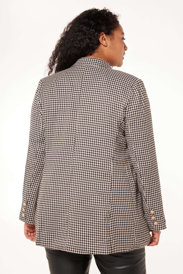 Blazer avec imprimé pied-de-poule image number 1