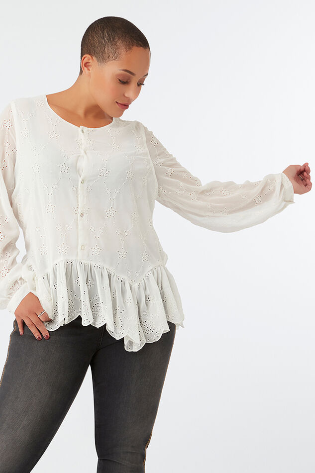 Chemisier à broderies  image number 7